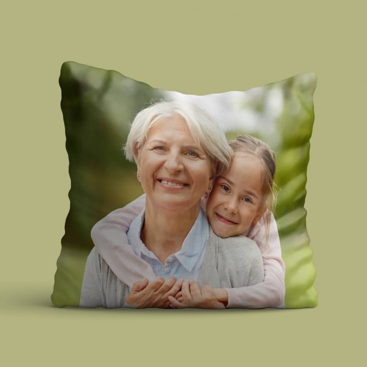 double sided personalised cushion