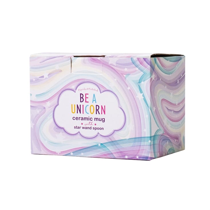 magical unicorn mug and spoon