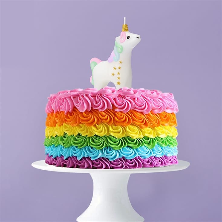 Unicorn Birthday Candle | Find Me A Gift