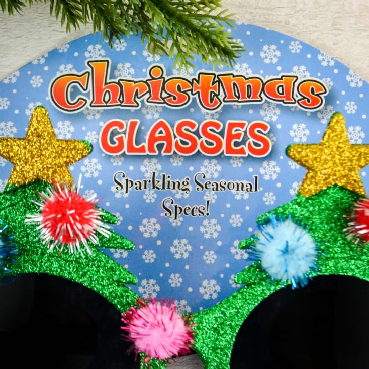 Christmas tree glasses 