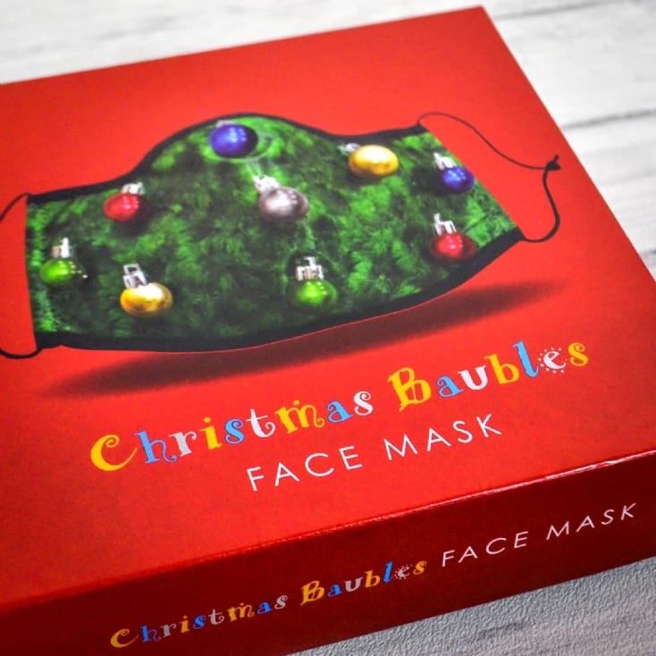 Christmas Bauble Face Mask