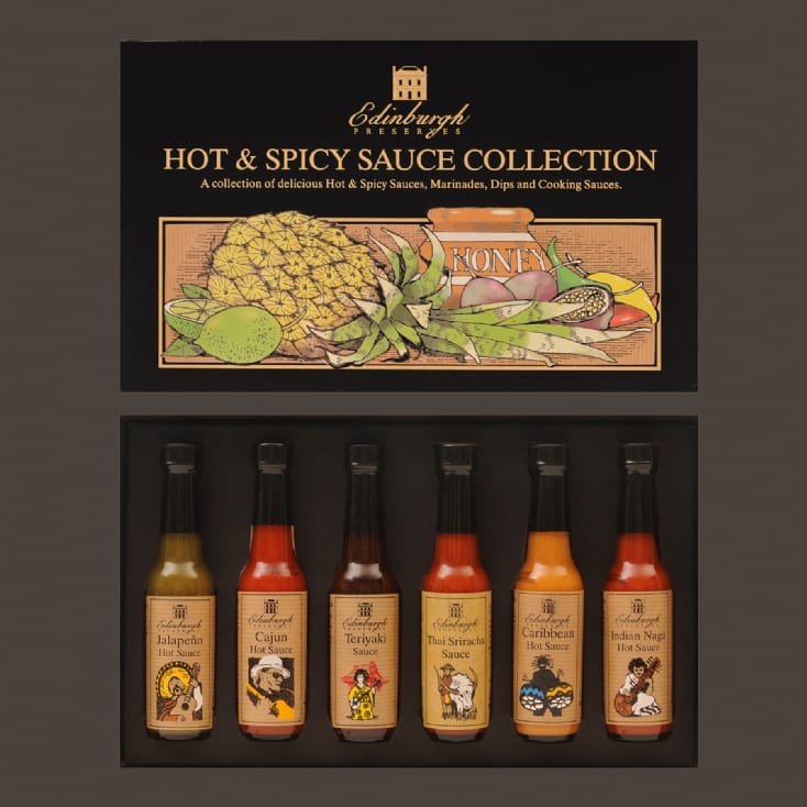 edinburgh preserves hot sauce gift set