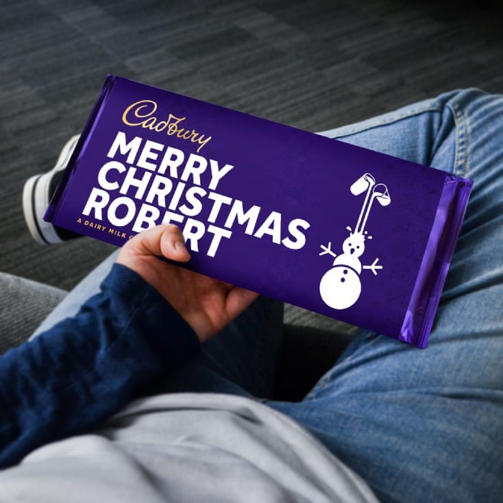Personalised Christmas Dairy Milk Bars Find Me A Gift