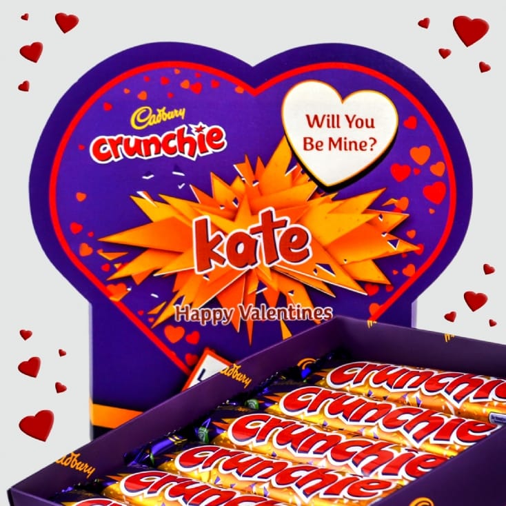 Personalised Cadbury Valentine's Chocolate Box | Find Me A Gift