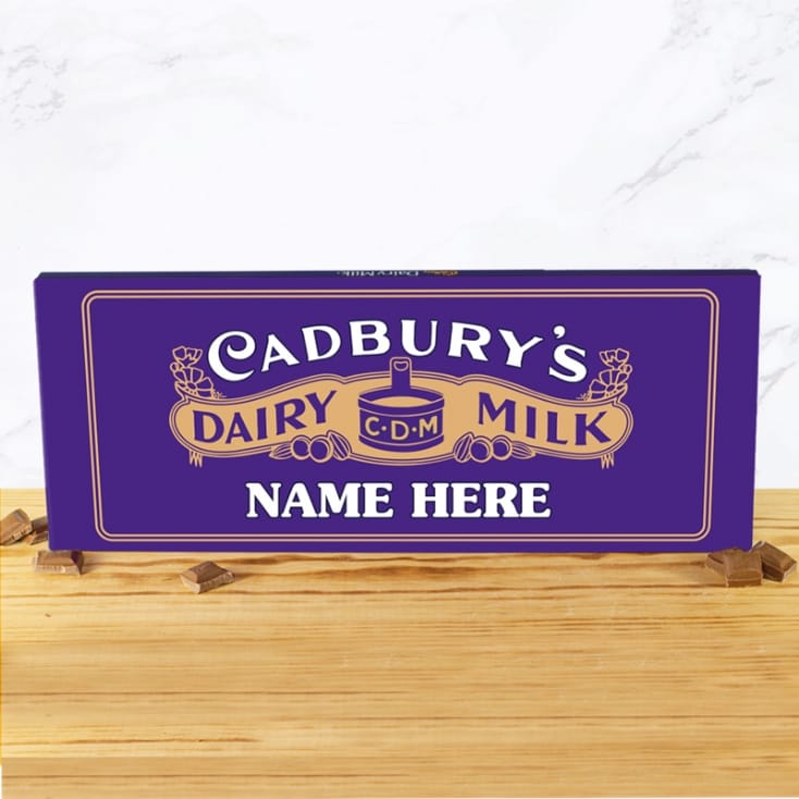 Personalised Cadbury Dairy Milk 850g Retro Bars Find Me A Gift