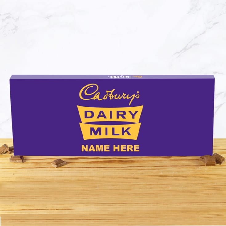 Personalised Cadbury Dairy Milk 850g Retro Bars Find Me A Gift