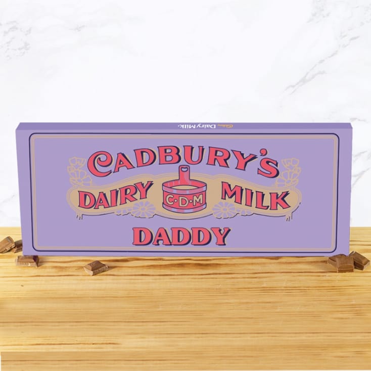 Personalised Cadbury Dairy Milk 850g Retro Bars