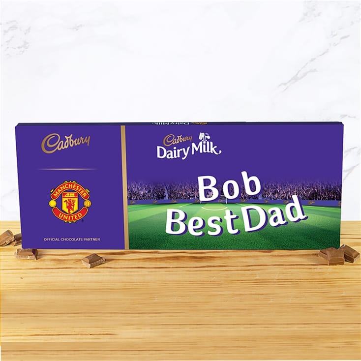 Personalised Football Team Cadbury Dairy Milk 850g Bars