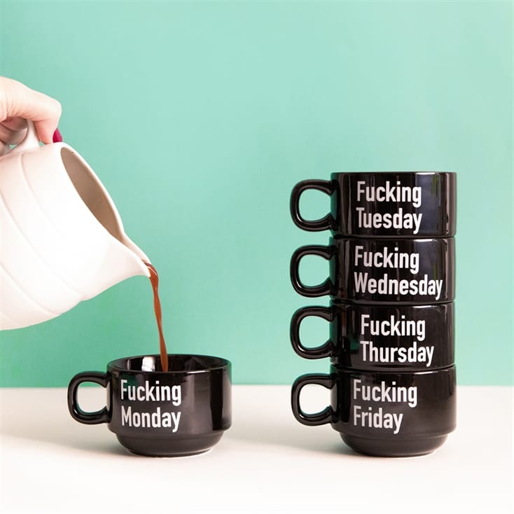 Swearing Weekday Cups