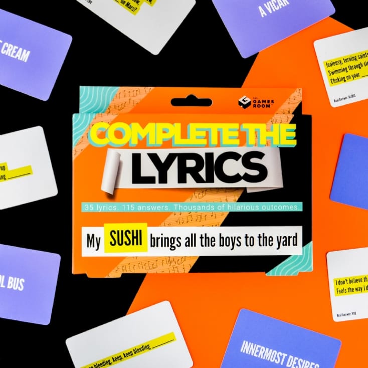 Complete the Lyrics Game 