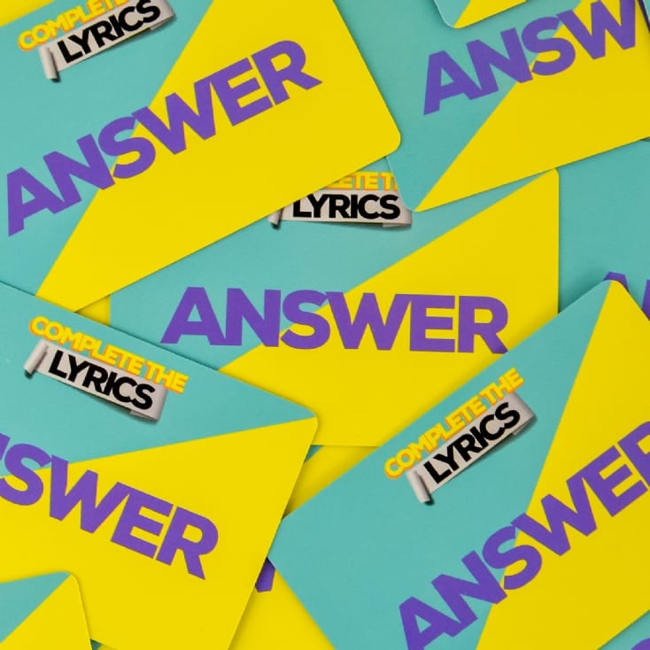 Complete the Lyrics Game Find Me a Gift