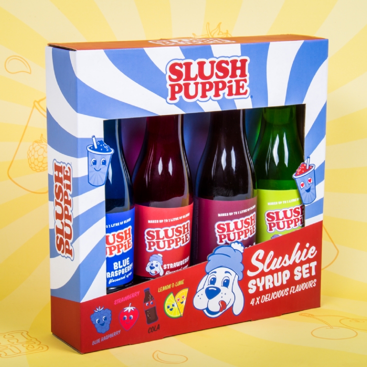Slush Puppie Syrup 4 Pack with Assorted Flavours Find Me A Gift