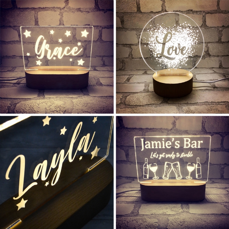Personalised Light Up Signs