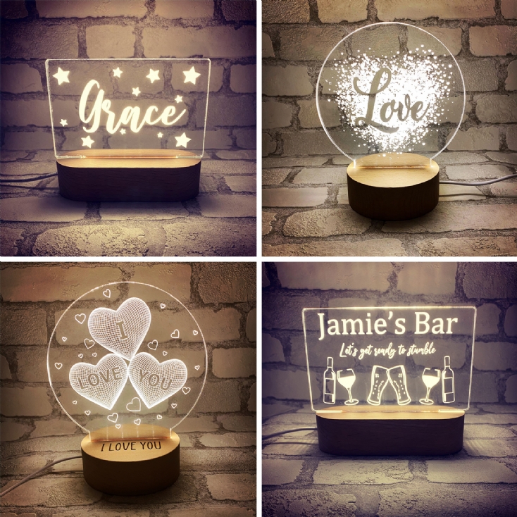 Personalised Light Up Signs