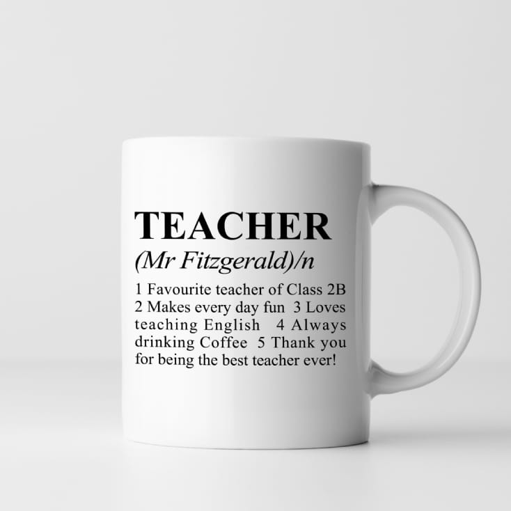 Teacher cup clearance
