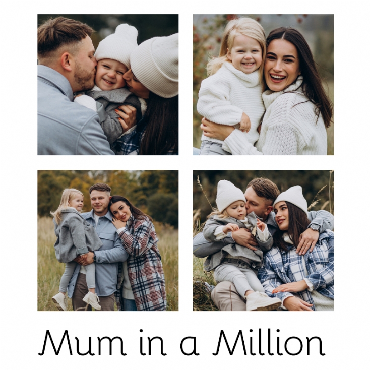 Mum in a Million Personalised Photo Mug
