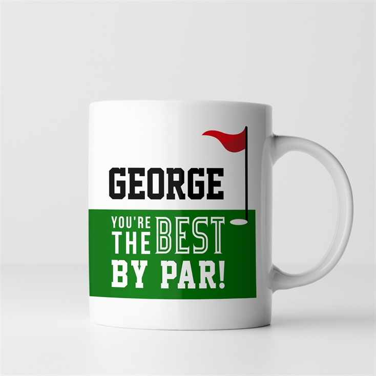 Personalised Best By Par Mug