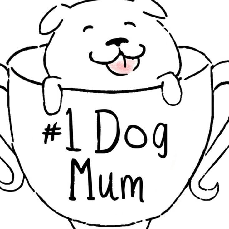 # 1 Dog Mum Mug