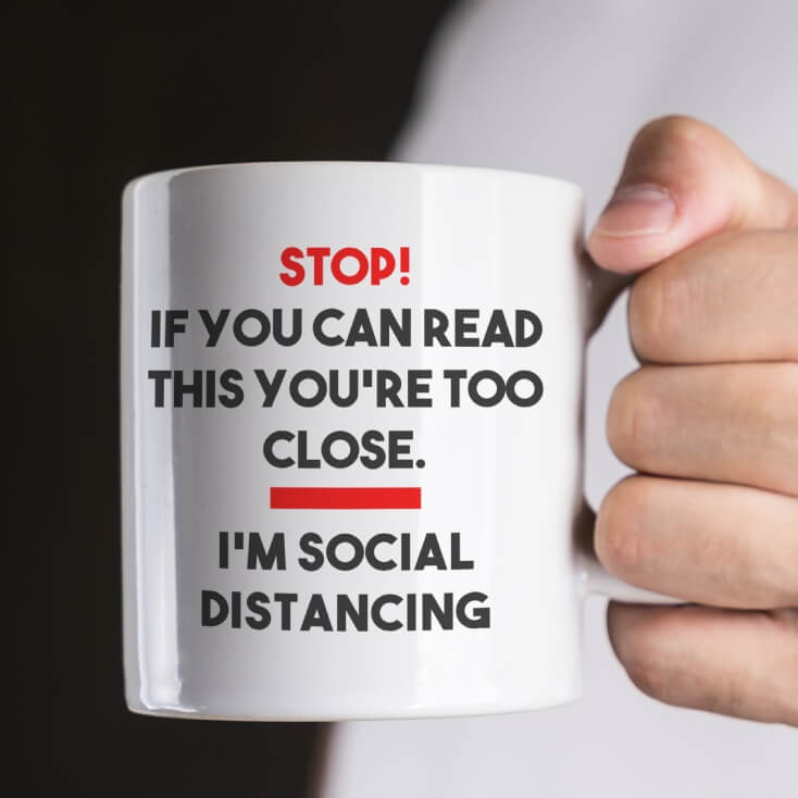 Social Distancing Mugs