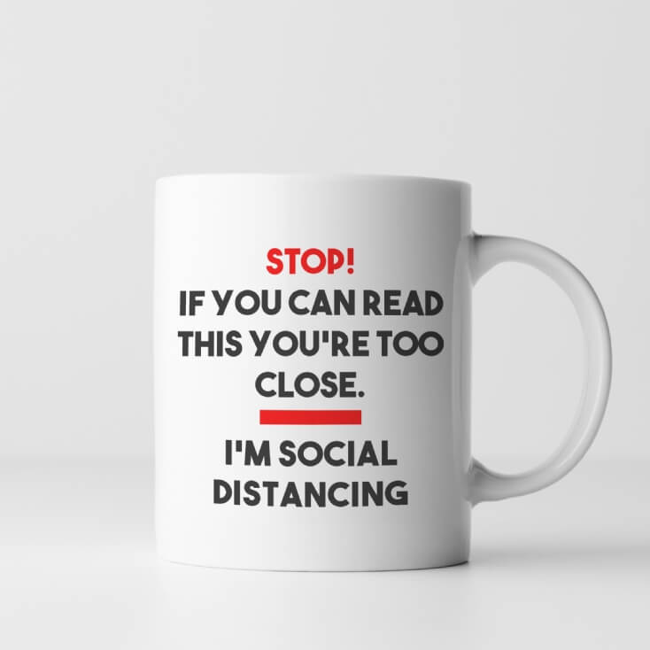 Social Distancing Mugs
