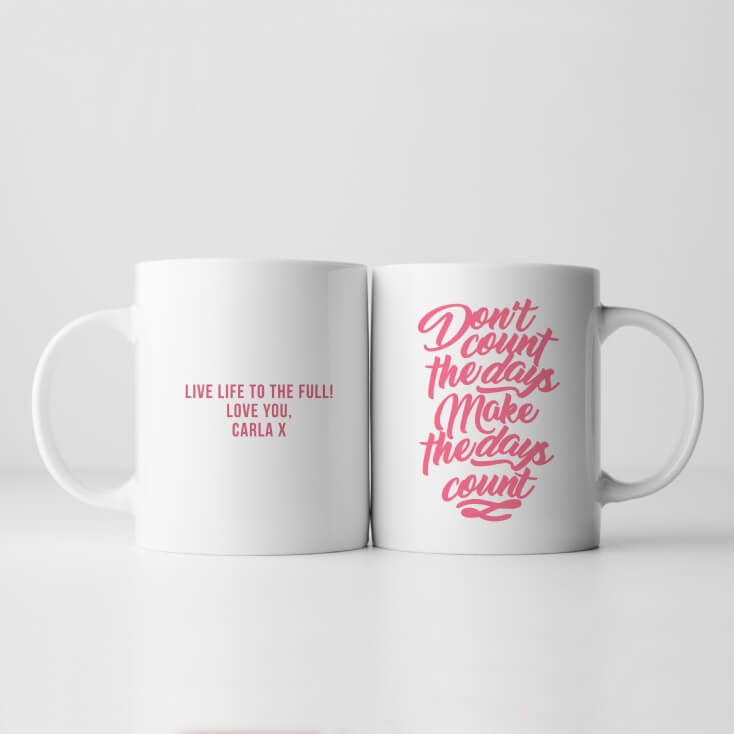 Personalised Inspirational and Motivational Mugs