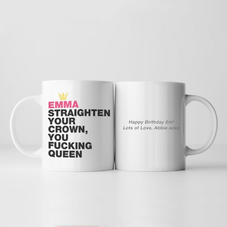 Personalised Swearing Motivational Mugs