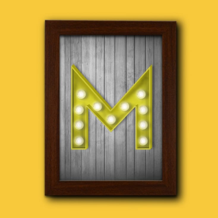 Printable Marquee Letter Template