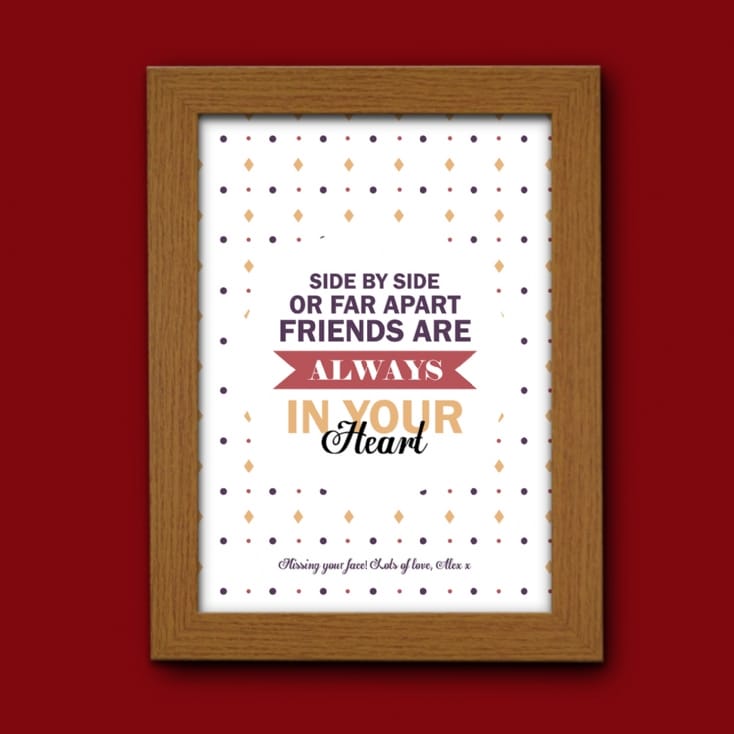 Personalised Friendship Prints - Sentimental Quotes