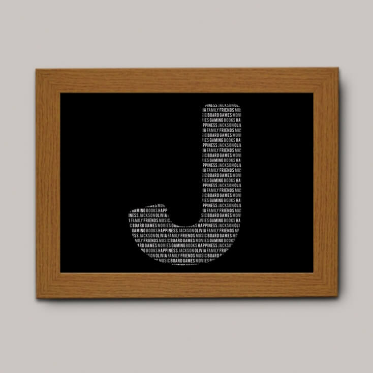 Personalised Letter Print