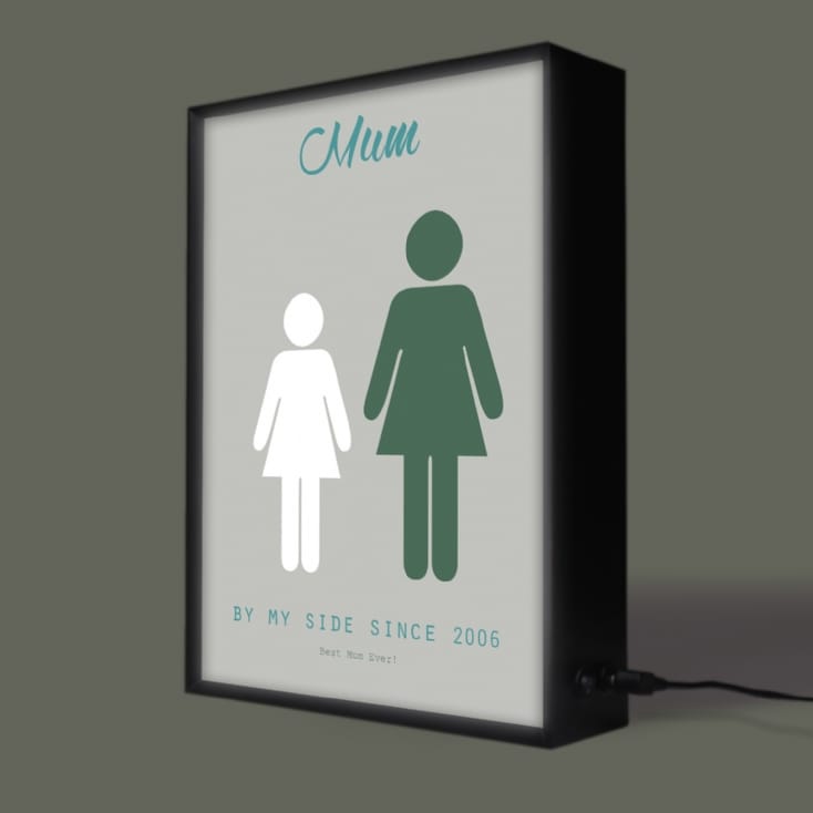 Personalised By Each Others Side Light Box
