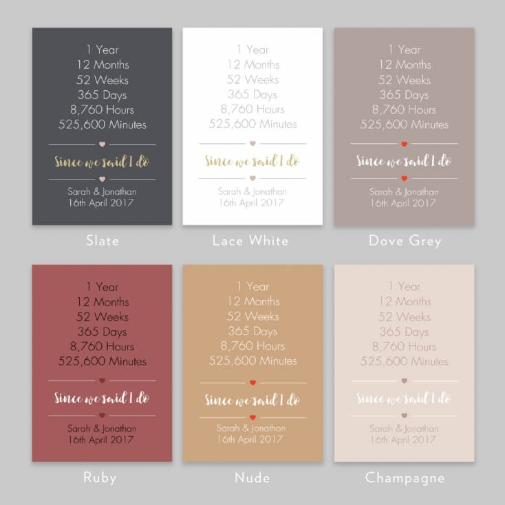 Personalised Since We Said I Do Lightbox Find Me A Gift