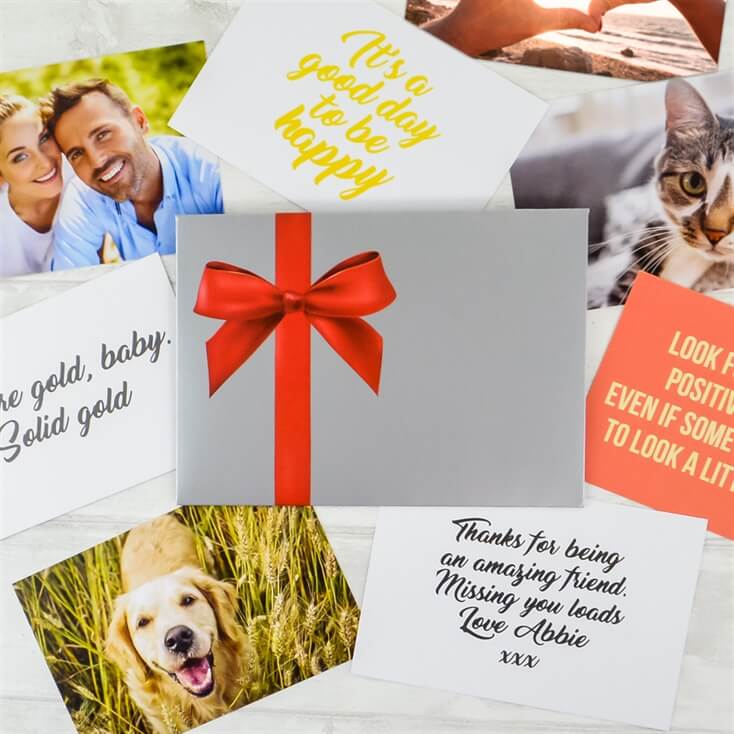 Personalised Photo & Positivity Quote Packs