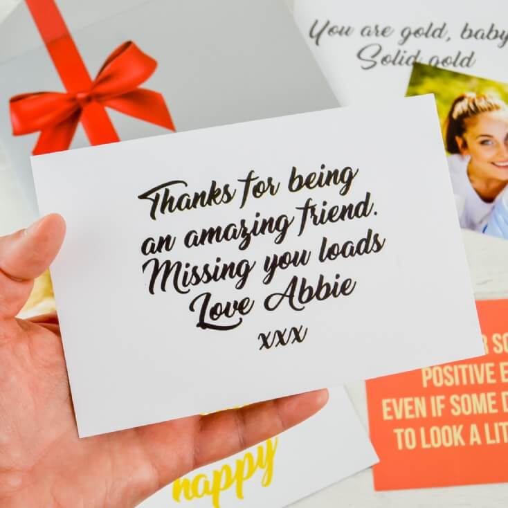 Personalised Photo & Positivity Quote Packs
