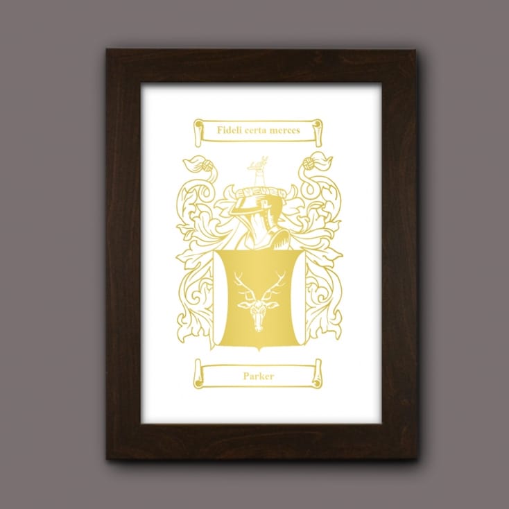 Personalised Coat of Arms Wall Art