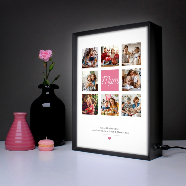 Personalised Photo Celebration Light Box