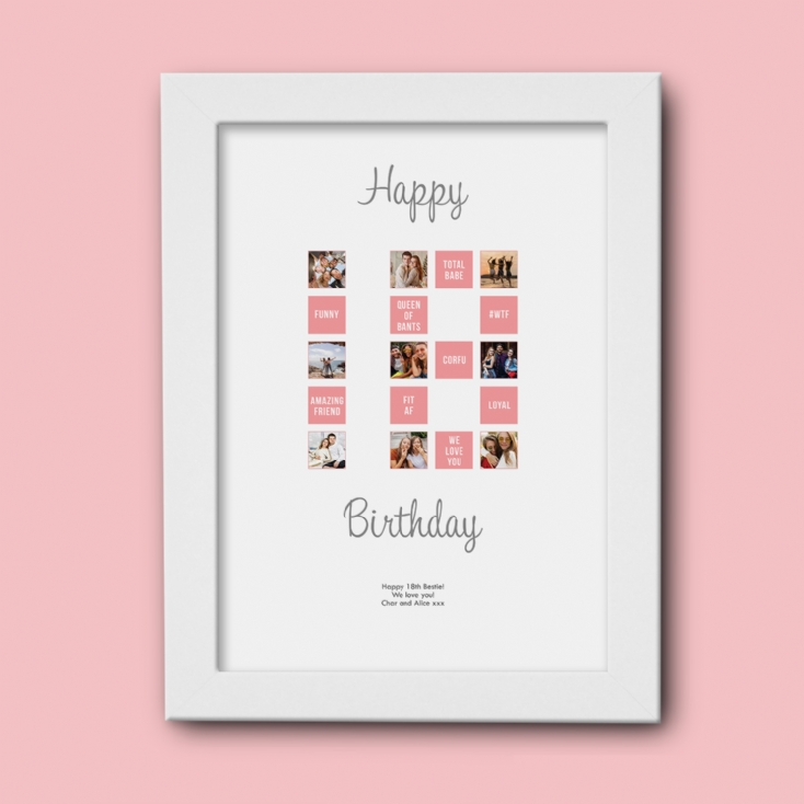 Personalised 18th Special Birthday Print