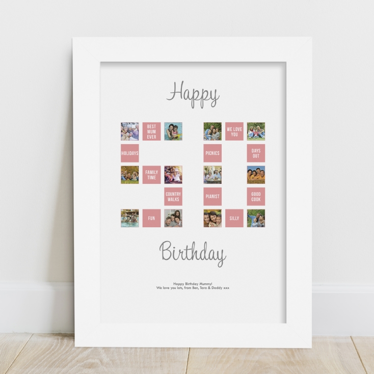 Personalised 50th Special Birthday Print