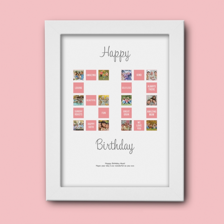 Personalised 60th Special Birthday Print