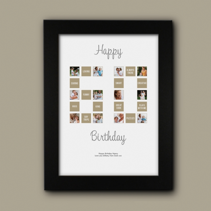 Personalised 60th Special Birthday Print
