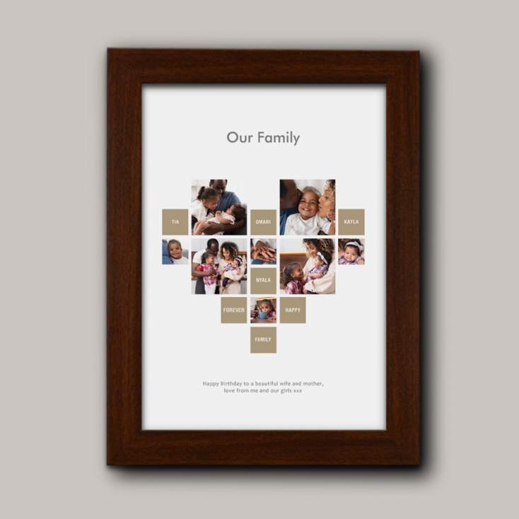 Personalised Heart Photo Prints