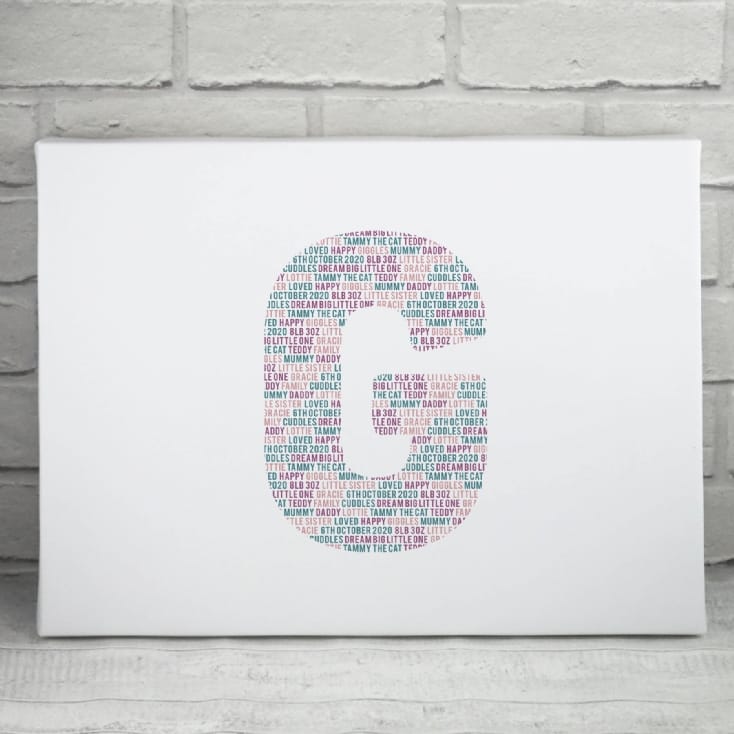 Personalised Letter Canvas