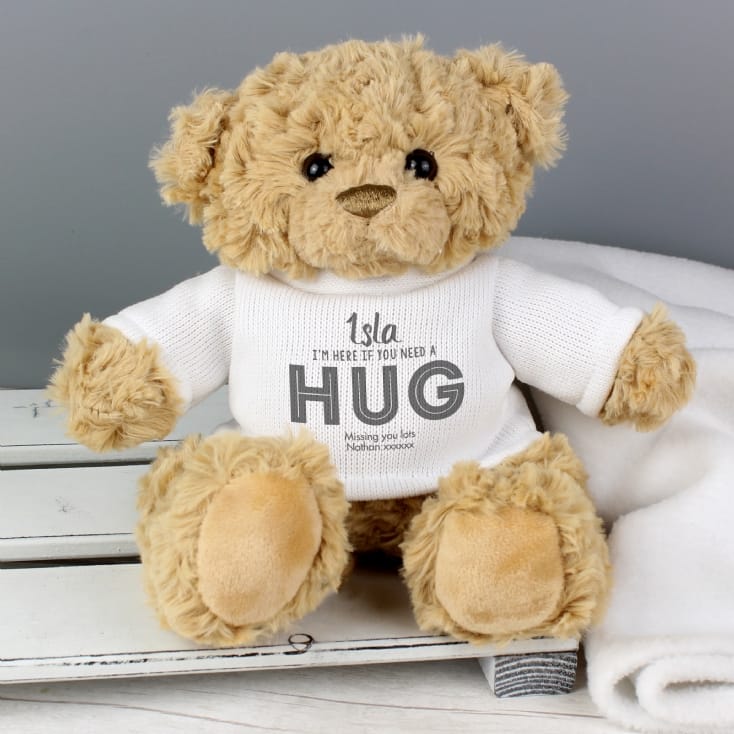 Personalised If You Need a Hug Teddy Bear