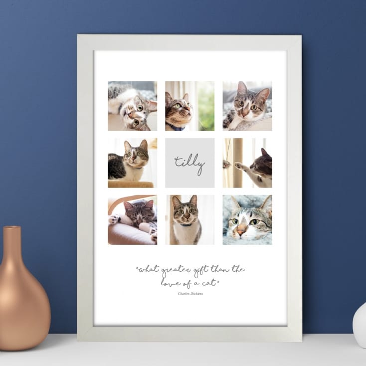 personalised cat print