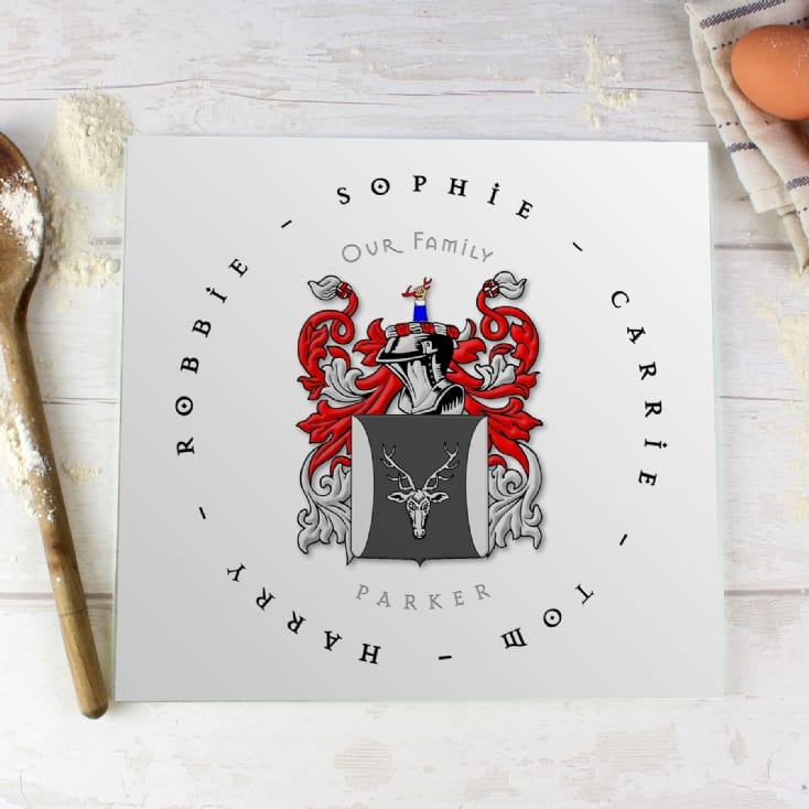 Personalised Coat of Arms Chopping Board