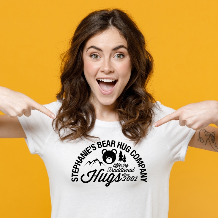 Personalised Offering Bear Hugs Since… T-Shirts