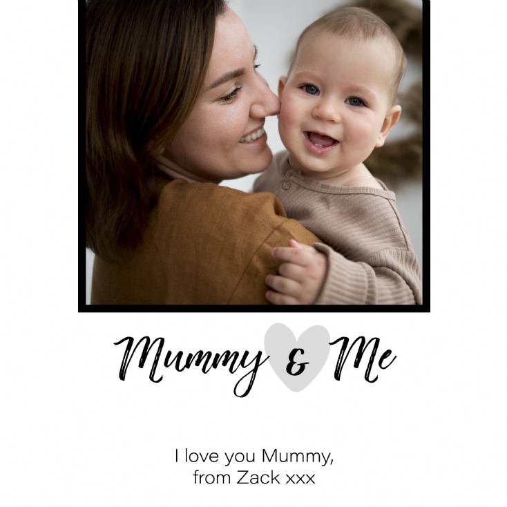 Personalised Mummy & Me Photo Light Box