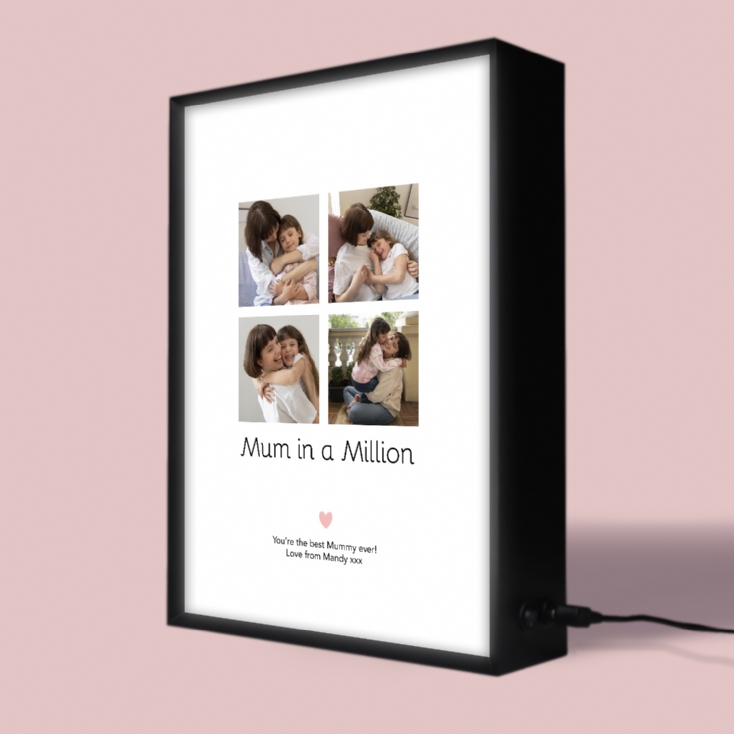 Personalised Mum in a Million Photo Light Box
