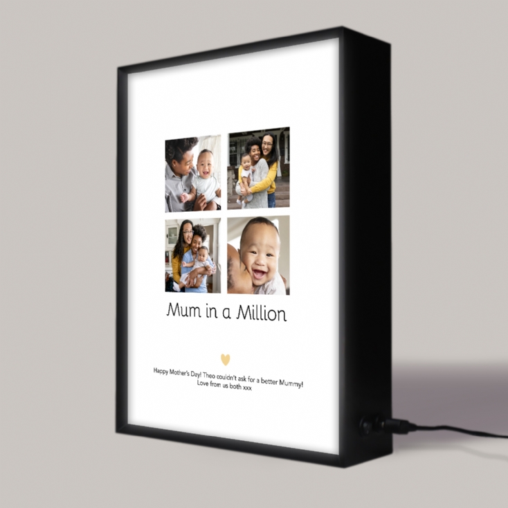 Personalised Mum in a Million Photo Light Box