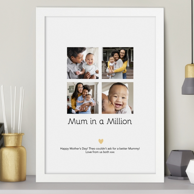 Personalised Mum in a Million Photo Print