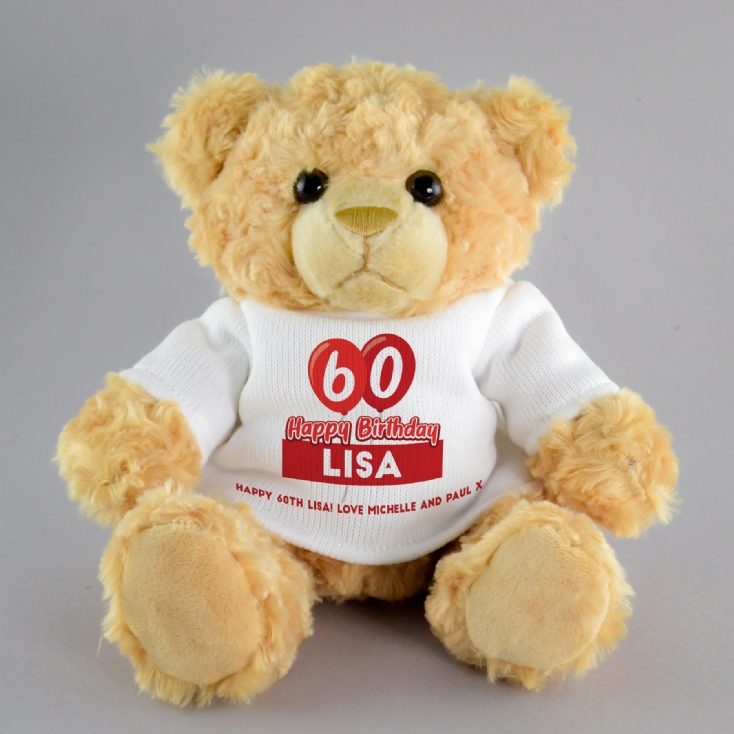 60th birthday teddy bears new arrivals